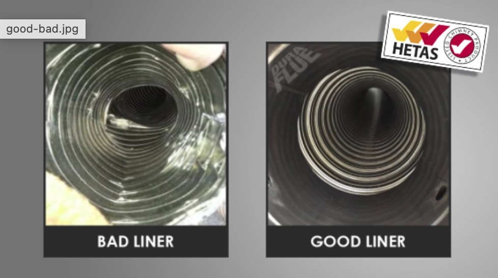 Flexible flue liner quality