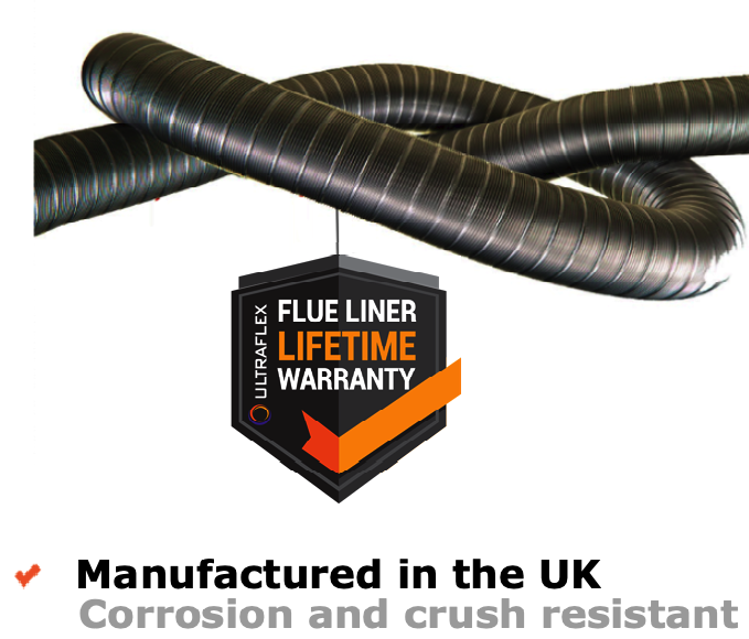 Chimney Flue liner 904 - 6 Inch -per meter