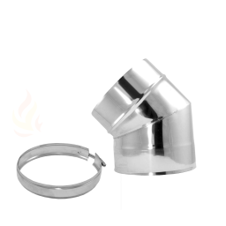 45º elbow with locking band