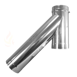 45º TEE Long Branch with 2 locking bands and Cap
