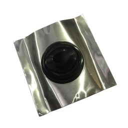 Rubber Aluminium flashing 0° - 45° (for flues higher than 4m;  for flatter tiles)