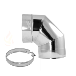 90º elbow with locking band