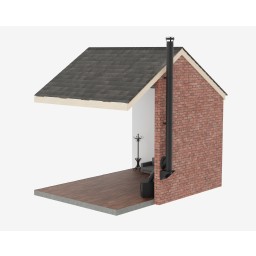 Exterior Twin Wall Flue Kit 