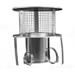 Pot Hanger Rain Cap with mesh (St steel )