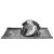 Roof Flashing Lead Base (0 to 25°) with storm collar