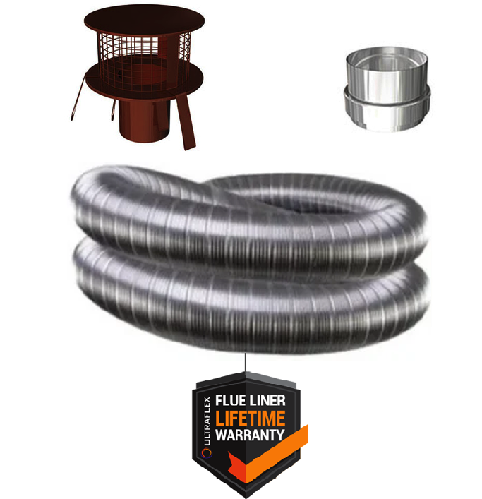 Flue Liner Kit for Wood and Multifuel Stoves