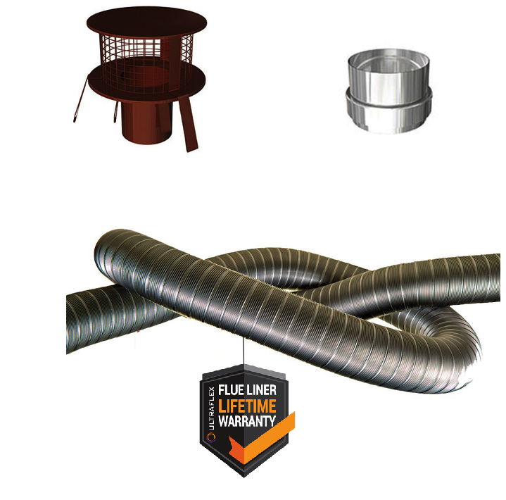 Flue Liner Kit for Wood and Multifuel Stoves