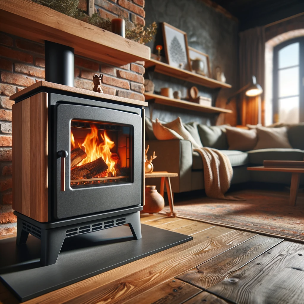 wood burning stove