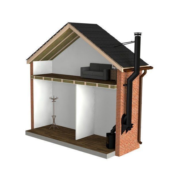 Exterior with Overhanging Roof