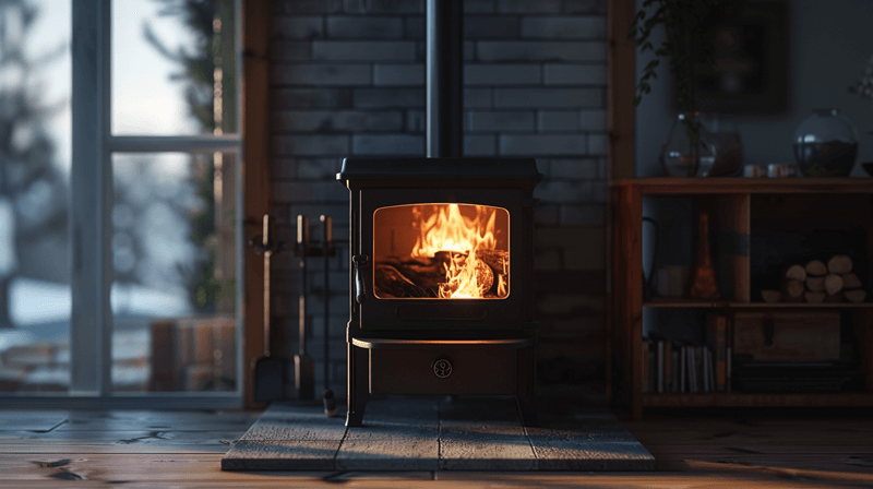 converting gas fireplace to wood burning stove