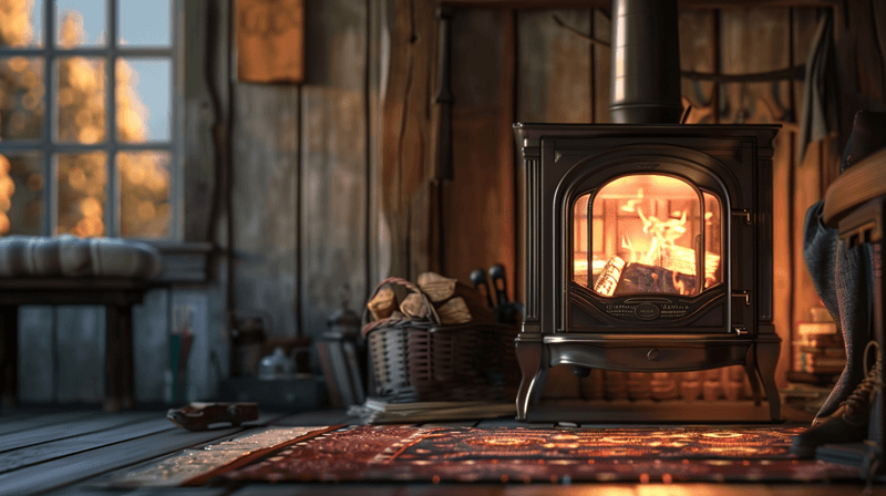wood burning stove