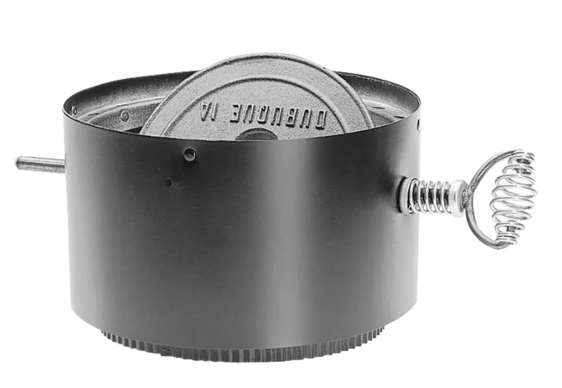 Adapter Stove to Stovepipe With Damper