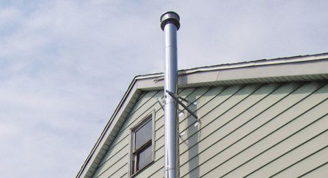 Class A Flue outside
